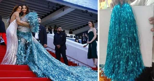 Aishwarya Dons A Dazzling Blue Gown For Her Second Cannes Look