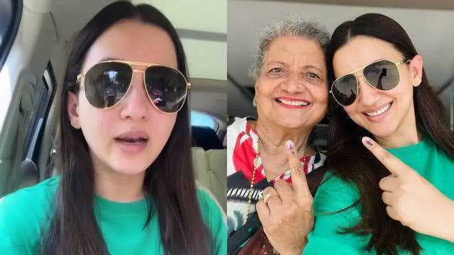 Gauahar Khan shares her frustrating experience while going to cast her vote, writes 'my family's names were missing from the address'