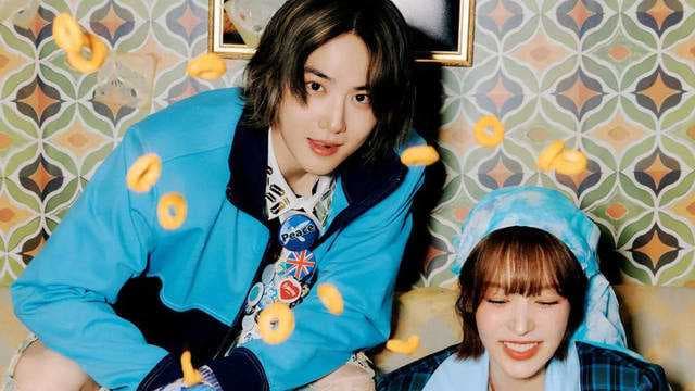 EXO's Suho and Red Velvet's Wendy are captured together in the newest teaser images for 'Cheese (feat. Wendy)'