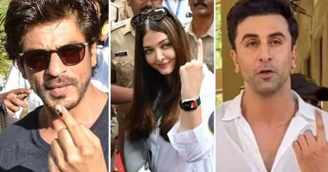 SRK, Aishwarya, Ranbir & Other B-Town Celebs Cast Their Vote