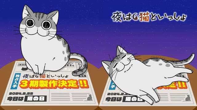 Nights with a Cat anime returns for Season 3!
