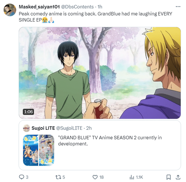 Grand Blue Season 2 Is Reportedly In Production & Fans Are Beyond Excited