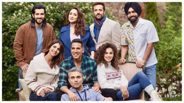 Taapsee Pannu unveils first glimpse of 'Khel Khel Mein' with Akshay Kumar, Vaani Kapoor, and Fardeen Khan, Ammy Virk and Aditya Seal