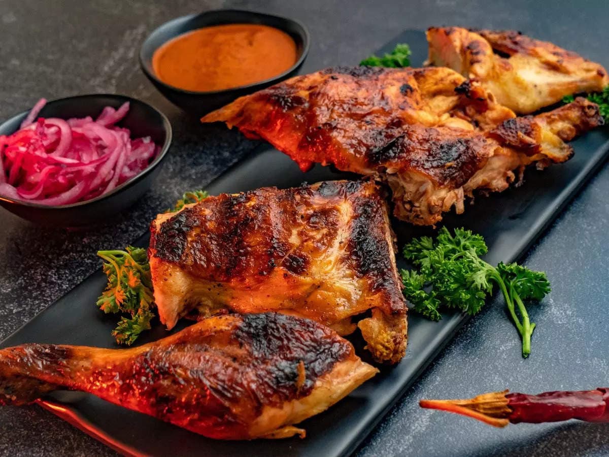 The Grilled Cuisine: Enjoy The Yummy Delight With Spicy Grilled Roasted Chicken Recipe